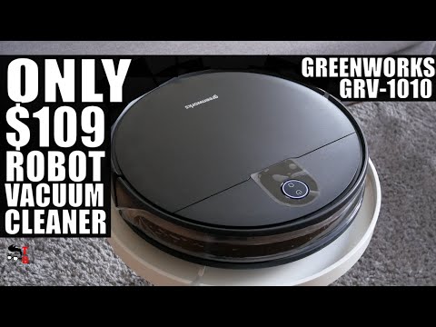 Greenworks GRV-1010 REVIEW: Best Value Robot Vacuum Cleaner 2021!